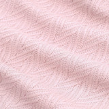 King Size Blankets for Bed 100% Cotton Soft Breathable 410Gsm 108x90 Inches Pink