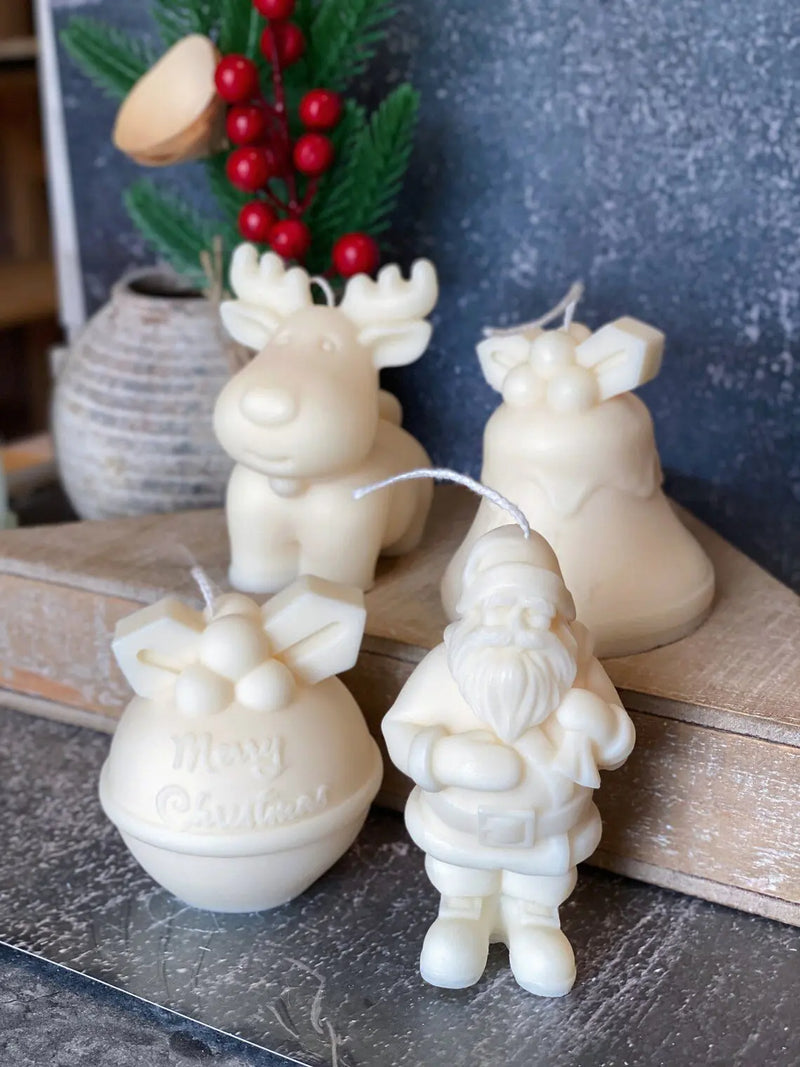 Reindeer Christmas Candles